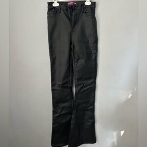 Edikted Leather Flare Pants